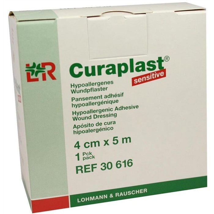 Curaplast Sensitive Wundschnellverband, 4 cm x 5 m Curaplast Sensitive Wundschnellverband, 4 cm x 5 m
