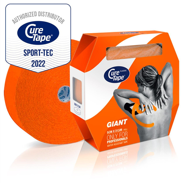 CureTape Giant Classic, 31,5 m x 5 cm, wasserfest, orange CureTape Giant Classic, 31,5 m x 5 cm, wasserfest, orange