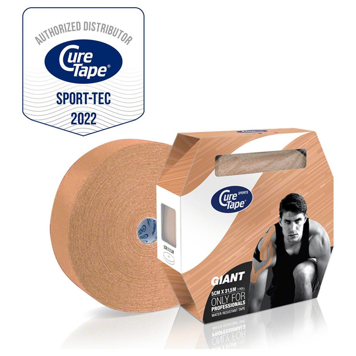 CureTape Giant Sports, 31,5m x 5cm, wasserfest, beige CureTape Giant Sports, 31,5m x 5cm, wasserfest, beige