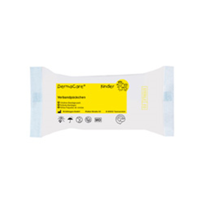DERMACARE KINDER-VERBANDPAECKCHEN
GROSS, KOMPRESSE 6 X 8 CM DERMACARE KINDER-VERBANDPAECKCHEN
GROSS, KOMPRESSE 6 X 8 CM