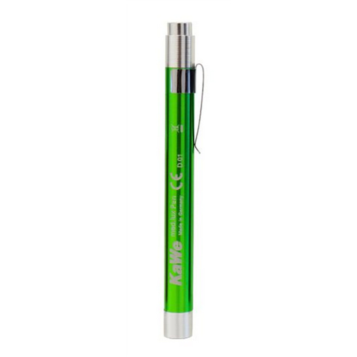 Diagnostikleuchte med.lux Pen LED, grün
Helligkeit ca 3000 LUX Diagnostikleuchte med.lux Pen LED, grün
Helligkeit ca 3000 LUX