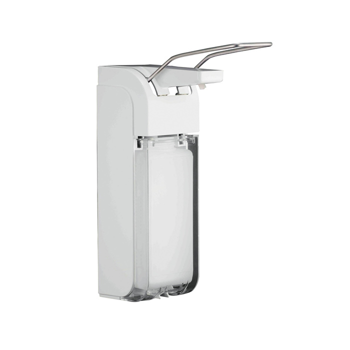 Distributeur mural ELS 26 pour flacons 1000 ml avec pompe en plastique Distributeur mural ELS 26 pour flacons 1000 ml avec pompe en plastique