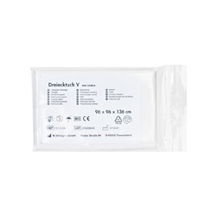 DREIECKTUCH V             *QSM* 
PP-VLIES, REINWEISS, 96 X 96 X 136 CM, DIN 13168 DREIECKTUCH V             *QSM* 
PP-VLIES, REINWEISS, 96 X 96 X 136 CM, DIN 13168