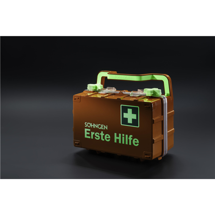 DYNAMIC-GLOW orange S, Norm DIN 13157, "Erste Hilfe",
287 x 275 x 152 mm DYNAMIC-GLOW orange S, Norm DIN 13157, "Erste Hilfe",
287 x 275 x 152 mm