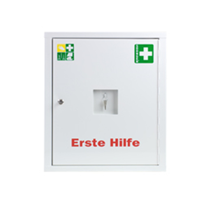 E-H VERBANDSCHRANK EUROSAFE INDUSTRIE 
NORM WEISS, FUELLUNG INDUSTRIE NORM NACH DIN 13169 E-H VERBANDSCHRANK EUROSAFE INDUSTRIE 
NORM WEISS, FUELLUNG INDUSTRIE NORM NACH DIN 13169