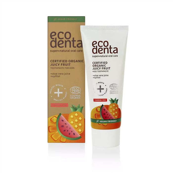 Eco Denta Organic Kids Fruit Toothpaste, 75 ml Eco Denta Organic Kids Fruit Toothpaste, 75 ml