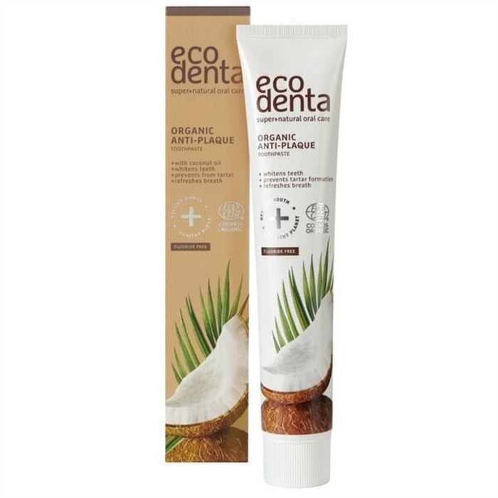 Ecodenta Anti-Plaque Zahnpasta Kokosnuss, 75 ml Ecodenta Anti-Plaque Zahnpasta Kokosnuss, 75 ml