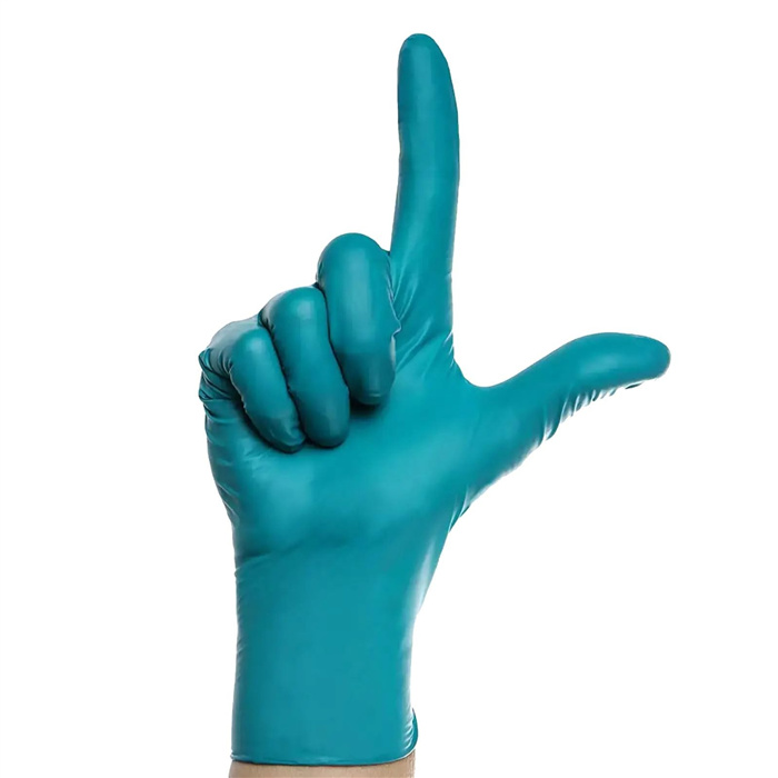 Einweghandschuhe aus Nitril, Größe L, grün, Solidsafety Chemn Special, 100 Stück Einweghandschuhe aus Nitril, Größe L, grün, Solidsafety Chemn Special, 100 Stück