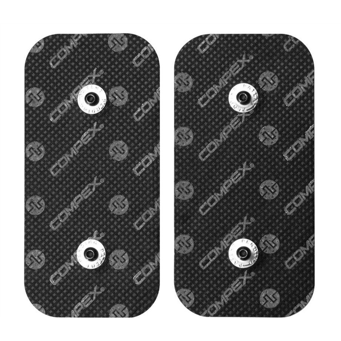 Electrodes Compex Easy Snaps, 5x10 cm, 2 pièces Electrodes Compex Easy Snaps, 5x10 cm, 2 pièces