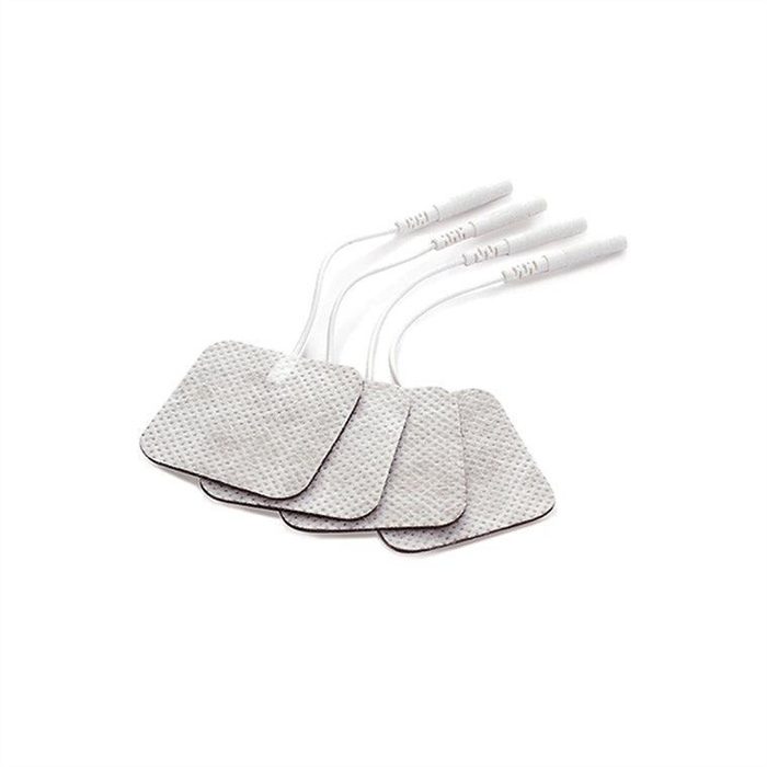 Elektroden für TENS+EMS Geräte, 40 x 40 mm mehrfach verwendbar, 4 Stück Elektroden für TENS+EMS Geräte, 40 x 40 mm mehrfach verwendbar, 4 Stück