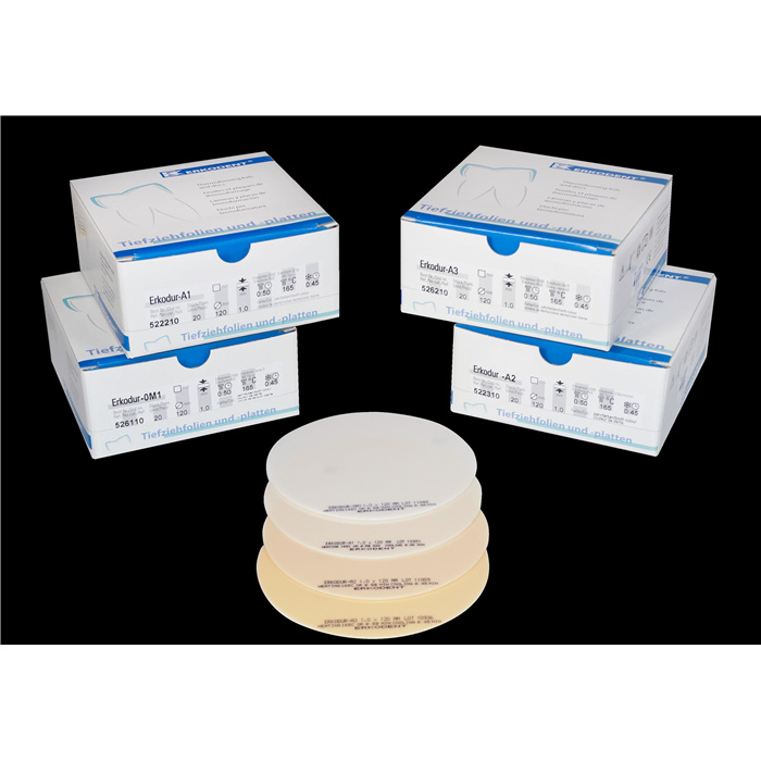 Erkoflex-bleach, 1.00 mm, Ø 125 mm, transparent Erkoflex-bleach, 1.00 mm, Ø 125 mm, transparent