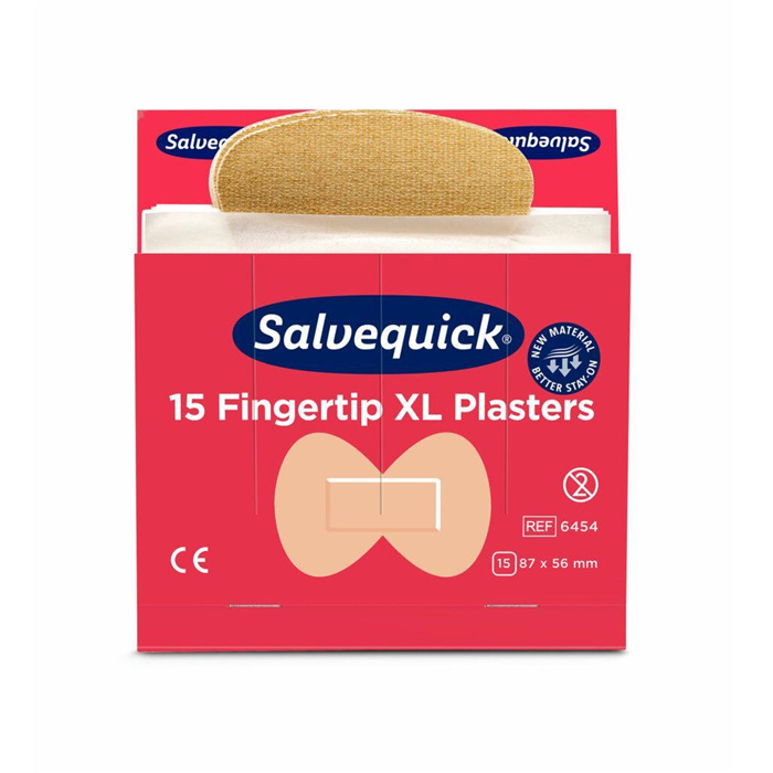 Fingertip XL Plasters
6 x 15 pieces Fingertip XL Plasters
6 x 15 pieces