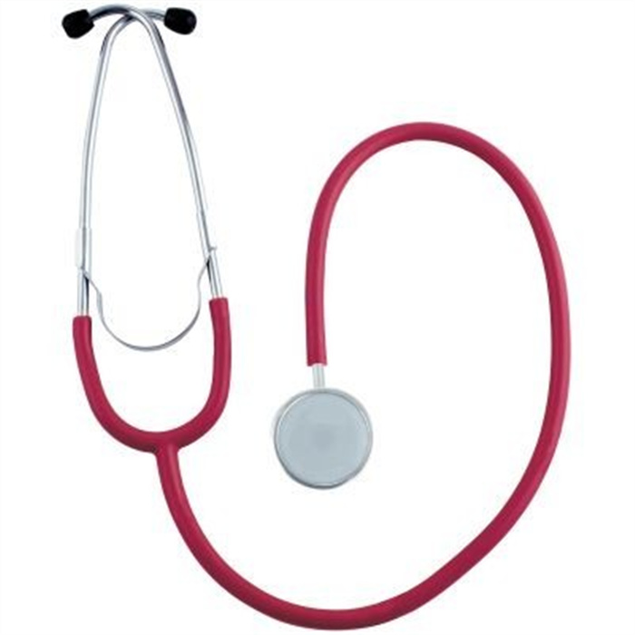 Flat-head stethoscope, red Flat-head stethoscope, red