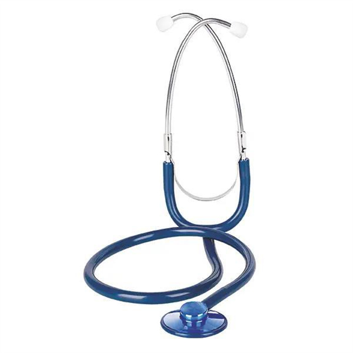 Flat-headed nurse stethoscope, blue Flat-headed nurse stethoscope, blue