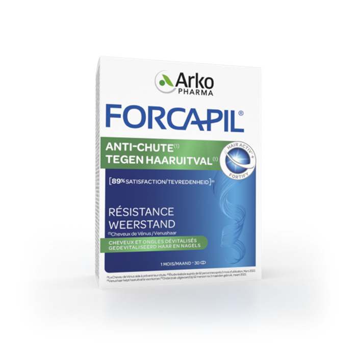 Forcapil Anti-Chute, 30 comprimés Forcapil Anti-Chute, 30 comprimés