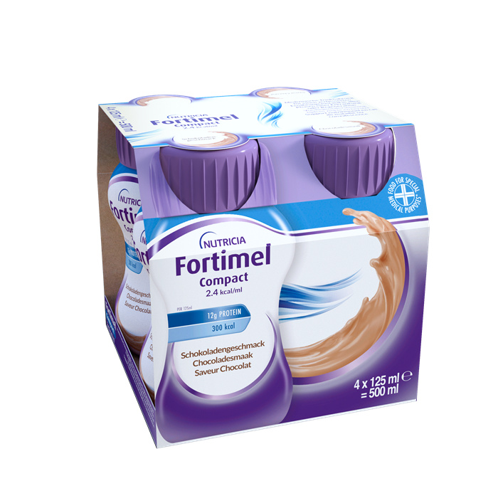 Fortimel Compact 2,4 kcal Chocolat 4x125 ml Fortimel Compact 2,4 kcal Chocolat 4x125 ml