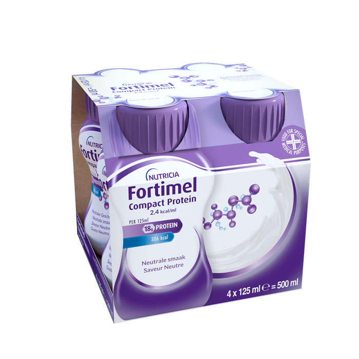 Fortimel Compact Protein 2.4 kcal, Neutral Flavour, 4 x 125 ml Fortimel Compact Protein 2.4 kcal, Neutral Flavour, 4 x 125 ml
