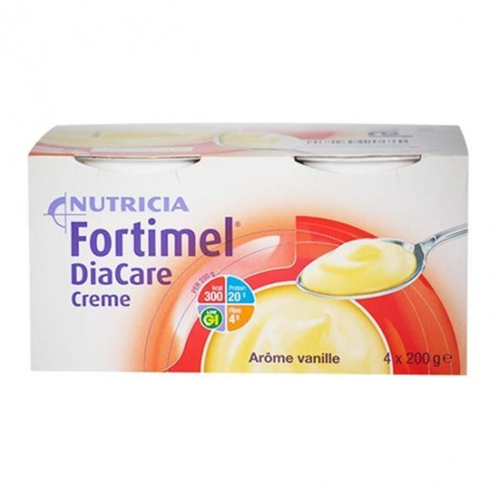 Fortimel DiaCare Vanilla Cream, 4 x 200 g Fortimel DiaCare Vanilla Cream, 4 x 200 g