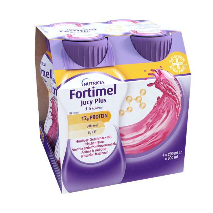 Fortimel Jucy Plus Himbeergeschmack
4 x 200 ml Fortimel Jucy Plus Himbeergeschmack
4 x 200 ml