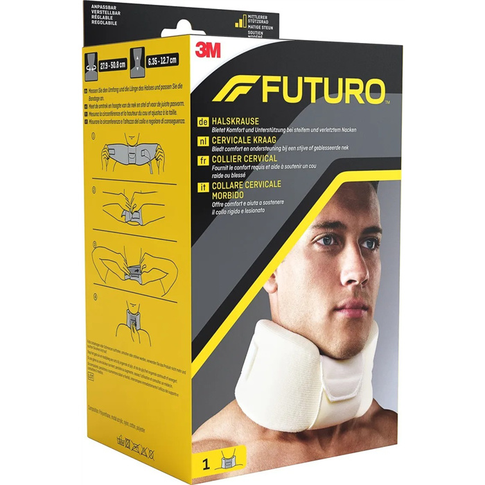 Futuro Adjustable Cervical Collar Neck, size 27.9–50.8 cm Futuro Adjustable Cervical Collar Neck, size 27.9–50.8 cm