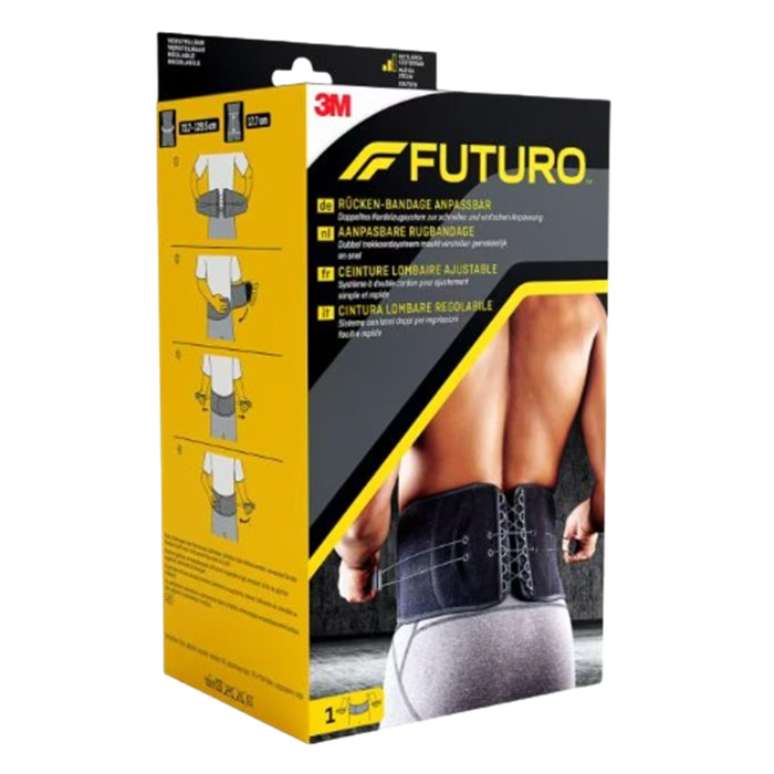 FUTURO Back Support Belt, black, adjustable 73 – 129 cm FUTURO Back Support Belt, black, adjustable 73 – 129 cm