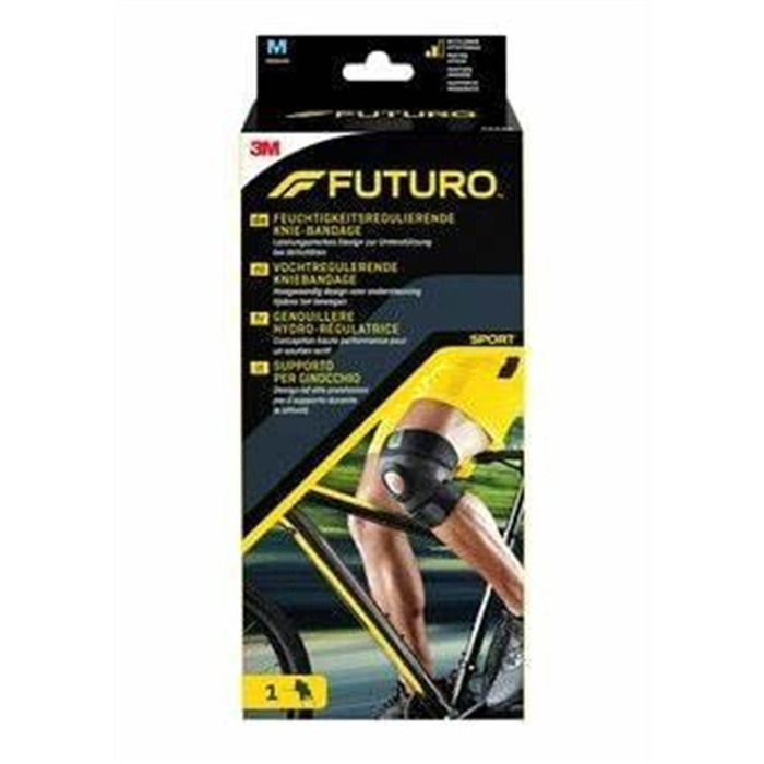Futuro Black Knee Support with Moisture Control, size M Futuro Black Knee Support with Moisture Control, size M