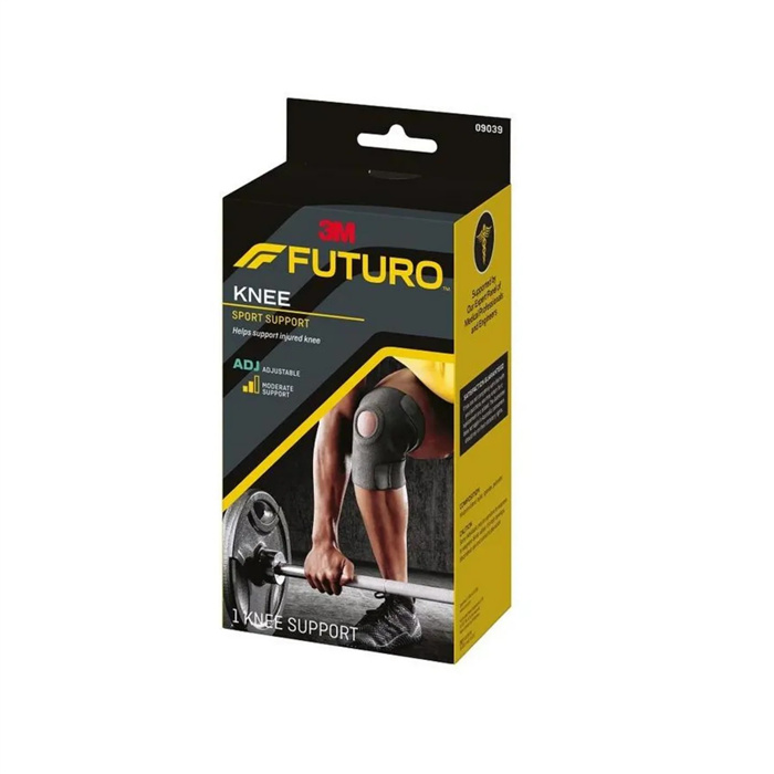 Futuro Sport Verstellbare Stabilisierende Kniebandage, schwarz Futuro Sport Verstellbare Stabilisierende Kniebandage, schwarz
