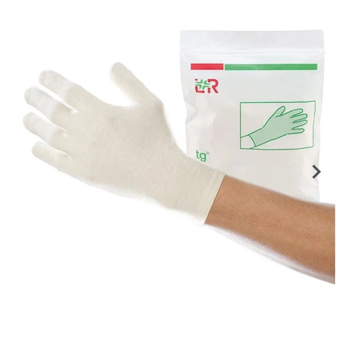 Gants dermatologiques en coton, taille 6–7, emballés par paire Gants dermatologiques en coton, taille 6–7, emballés par paire