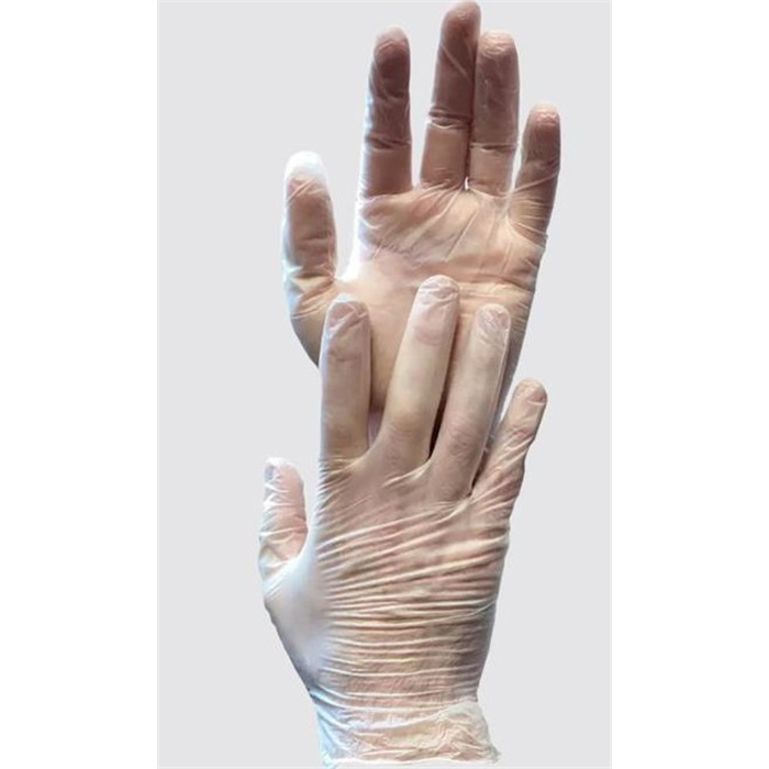 Gants en vinyle, blanc, taille XL, non poudrés, Eco-Plus, 100 pièces Gants en vinyle, blanc, taille XL, non poudrés, Eco-Plus, 100 pièces