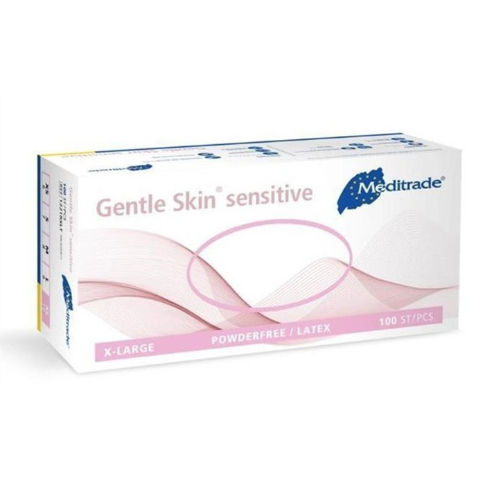 Gants Gentle Skin sensitive, Latex, non-sterile, boîte à 100 pièces, Taille XS Gants Gentle Skin sensitive, Latex, non-sterile, boîte à 100 pièces, Taille XS