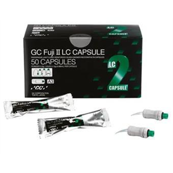 GC Fuji II LC Capsule Improved, pack of 50 capsules A3 GC Fuji II LC Capsule Improved, pack of 50 capsules A3