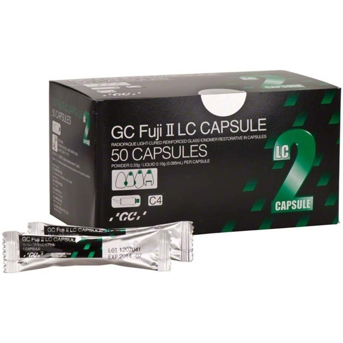 GC Fuji® II LC Capsules Improved – Pack of 50 Capsules A3.5 GC Fuji® II LC Capsules Improved – Pack of 50 Capsules A3.5