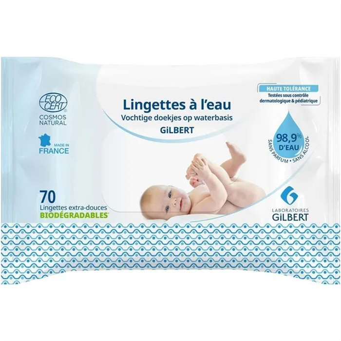 Gilbert Water Wipes, 70 wipes Gilbert Water Wipes, 70 wipes