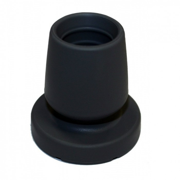Gummipuffer für Gehstock, schwarz, Basis 45, Durchmesser 19, Saugnapf-Typ Gummipuffer für Gehstock, schwarz, Basis 45, Durchmesser 19, Saugnapf-Typ