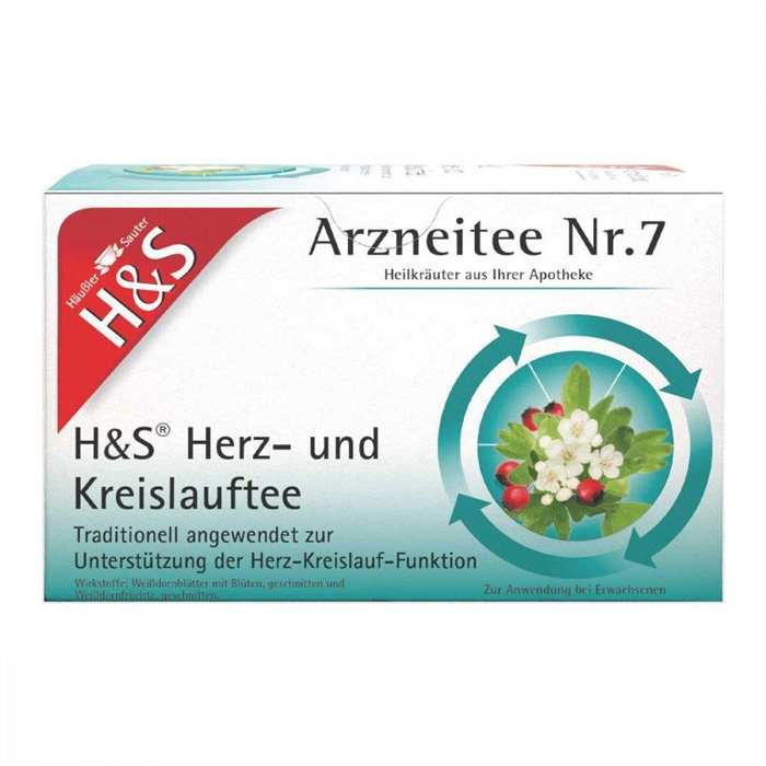 H&S Heart and Circulation Tea No. 7, 20 bags H&S Heart and Circulation Tea No. 7, 20 bags