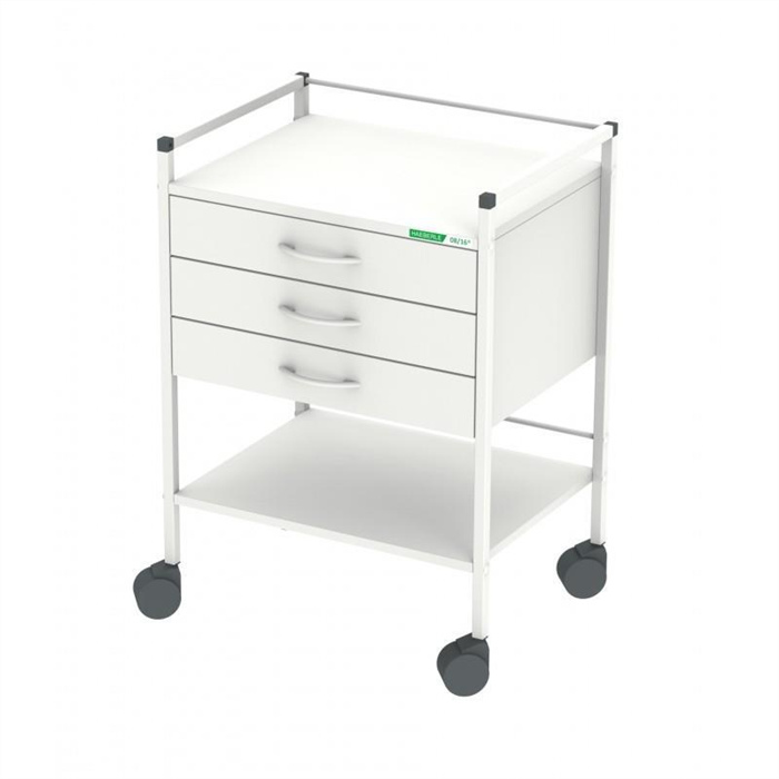 HAEBERLE 08/16 Rollwagen 60/83 cm mit 3 Schubladen HAEBERLE 08/16 Rollwagen 60/83 cm mit 3 Schubladen
