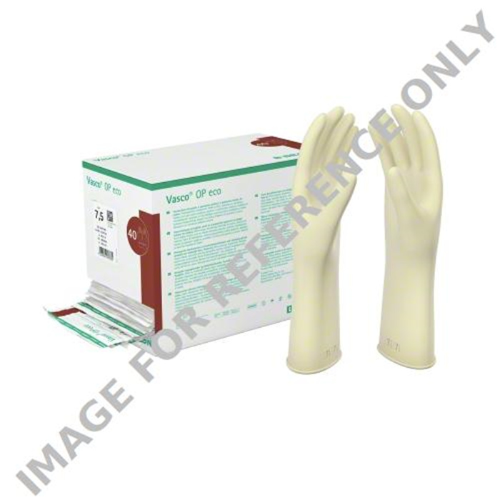 Handschuhe,Vasco OP GRIP, Gr. 7,5,
steril - Packung zu 40 Paar, Länge 28 cm Handschuhe,Vasco OP GRIP, Gr. 7,5,
steril - Packung zu 40 Paar, Länge 28 cm