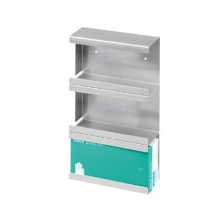 Handschuhspender Edelstahl, für 3 Schachteln,
Abmessung: 390x260x98mm Handschuhspender Edelstahl, für 3 Schachteln,
Abmessung: 390x260x98mm