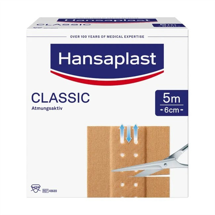 Hansaplast Classic 5 m x 6 cm, 1 Rolle Hansaplast Classic 5 m x 6 cm, 1 Rolle