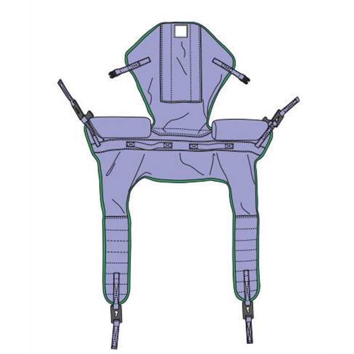 Harnais de toilette à clips avec appui-tête - Extra Large Harnais de toilette à clips avec appui-tête - Extra Large