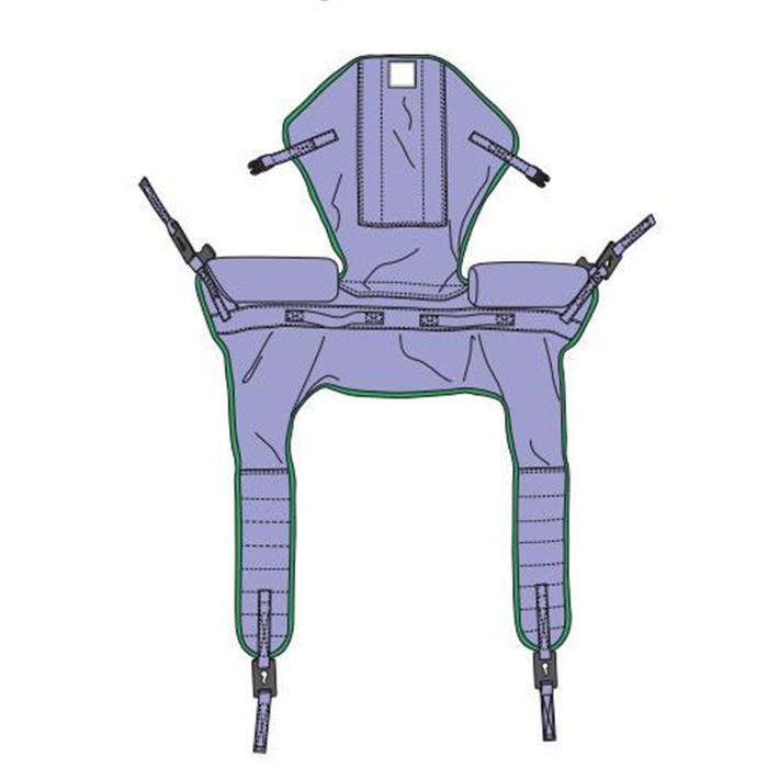 Harnais de toilette avec appui-tête - Large Harnais de toilette avec appui-tête - Large