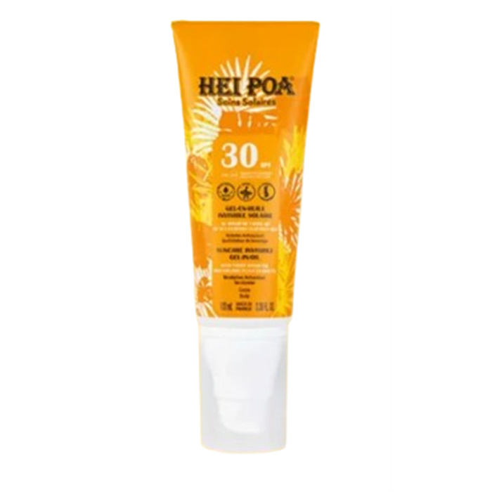 Hei Poa gel en huile invis, SPF 30, 100 ml Hei Poa gel en huile invis, SPF 30, 100 ml