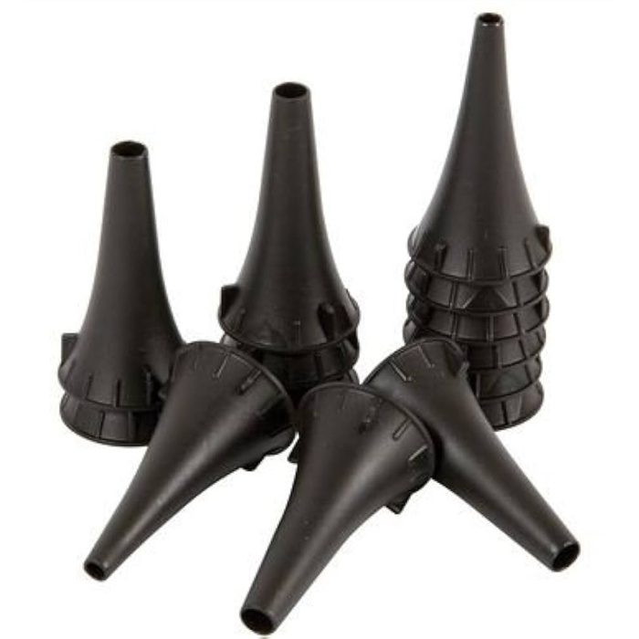 HEINE disposable ear specula, 2.5 mm diameter, black, box of 50 HEINE disposable ear specula, 2.5 mm diameter, black, box of 50