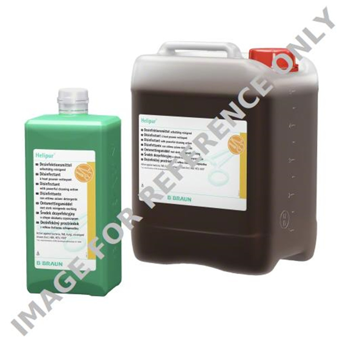 HELIPUR 5000ML KANISTER
DESINFEKTIONSREINIGER F. THERMOSTAB. MATERIAL HELIPUR 5000ML KANISTER
DESINFEKTIONSREINIGER F. THERMOSTAB. MATERIAL