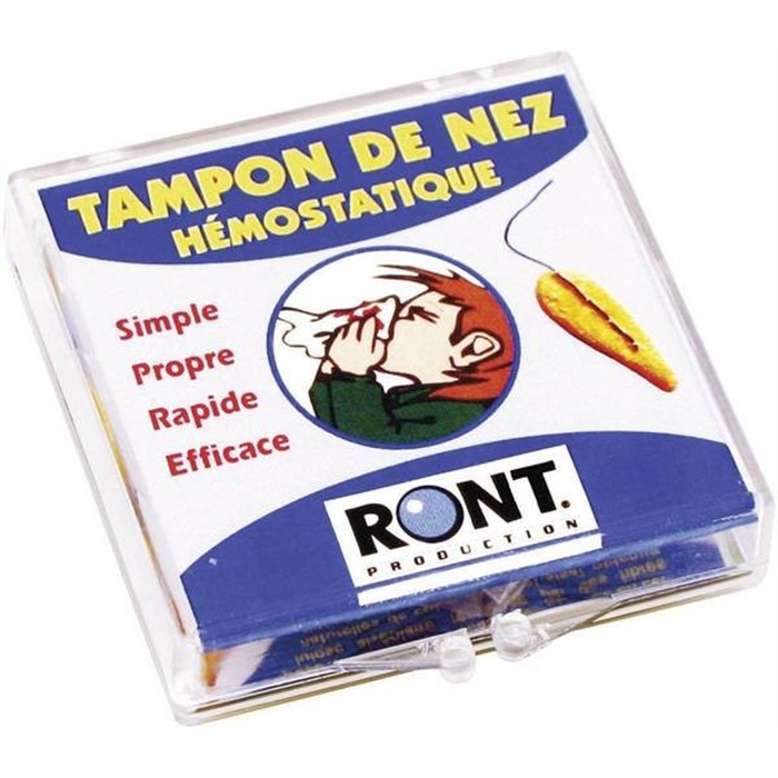 Hemostatic Nose Plugs, box of 2 x 2 sachets Hemostatic Nose Plugs, box of 2 x 2 sachets