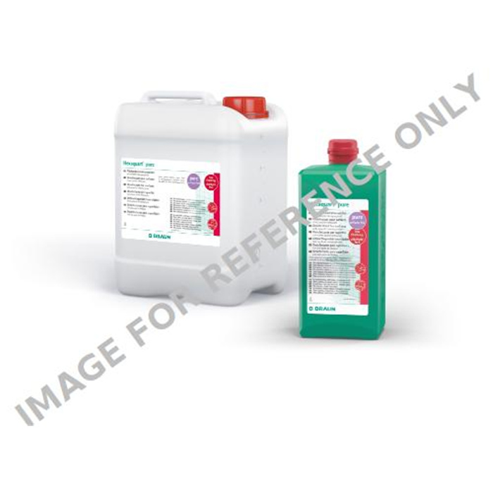 HEXAQUART PURE KANISTER, WEST, 5 L. 
ALDEHYDFR. FLAECHENDESINFEKTIONSREINIGER HEXAQUART PURE KANISTER, WEST, 5 L. 
ALDEHYDFR. FLAECHENDESINFEKTIONSREINIGER
