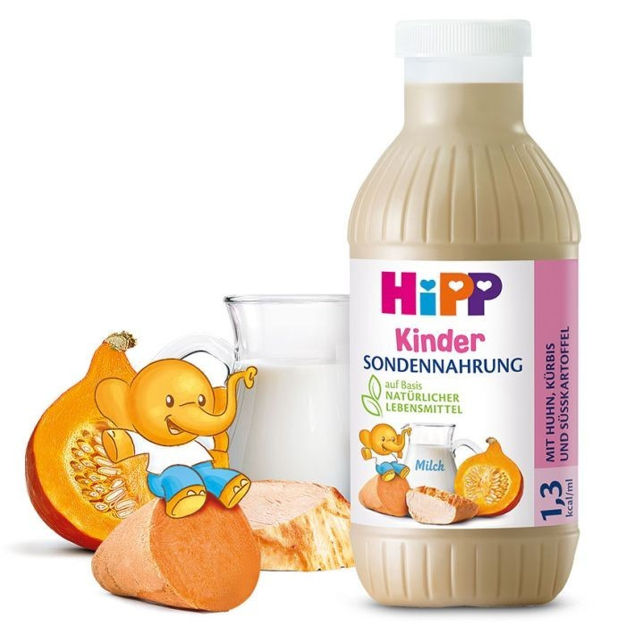 HiPP Paediatric tube feeding with chicken, pumpkin and sweet potato, 12 x 500 ml HiPP Paediatric tube feeding with chicken, pumpkin and sweet potato, 12 x 500 ml