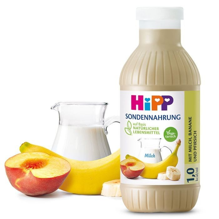 HiPP Sondennahrung mit Milch, Banane und Pfirsich, 12 x 500 ml HiPP Sondennahrung mit Milch, Banane und Pfirsich, 12 x 500 ml