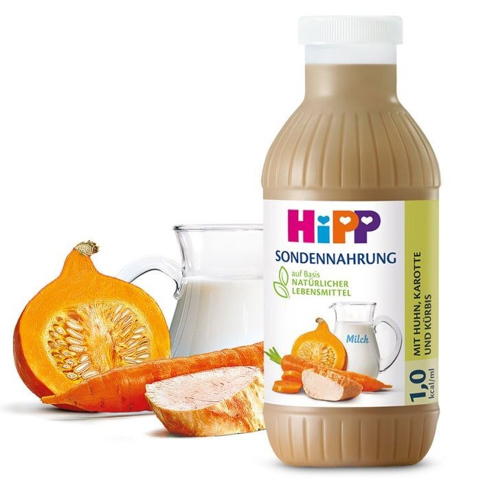 HiPP tube feed with chicken, carrot and pumpkin, 12 x 500 ml HiPP tube feed with chicken, carrot and pumpkin, 12 x 500 ml