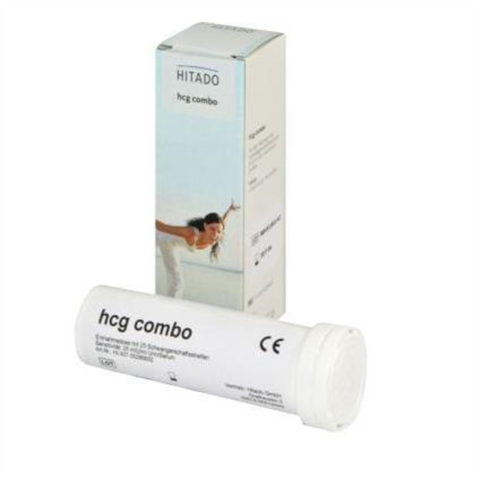 HITADO hCG pregnancy test strips 25 pieces HITADO hCG pregnancy test strips 25 pieces